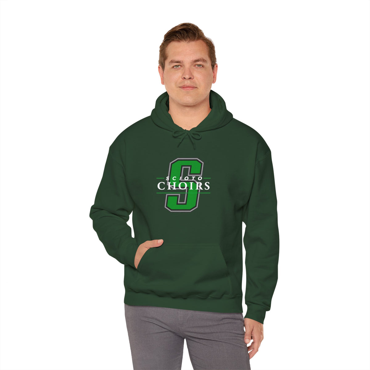 Adult Unisex Dublin Scioto Choirs Classic Logo Graphic Hoodie