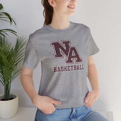 Adult Unisex New Albany Basketball Vintage Vibe Logo Graphic Short Sleeve Soft Tee