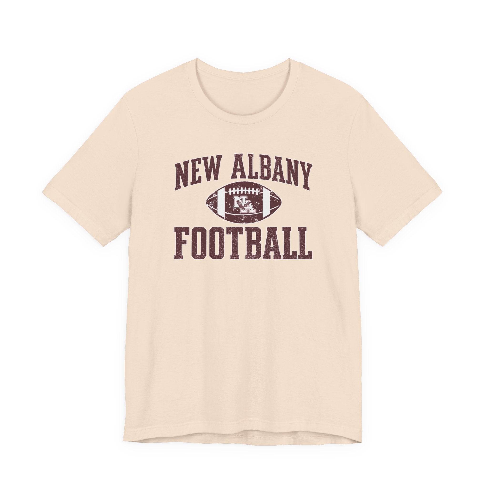 Adult Unisex New Albany Football Pride Graphic Short Sleeve Soft Tee
