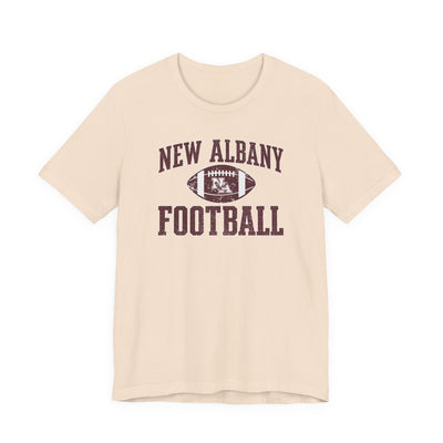 Adult Unisex New Albany Football Pride Graphic Short Sleeve Soft Tee