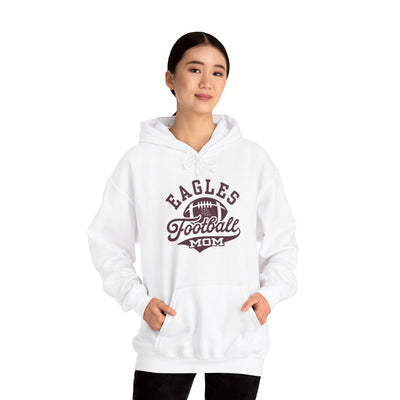 Adult Unisex Eagles Spirit Script Football Mom Graphic Hoodie