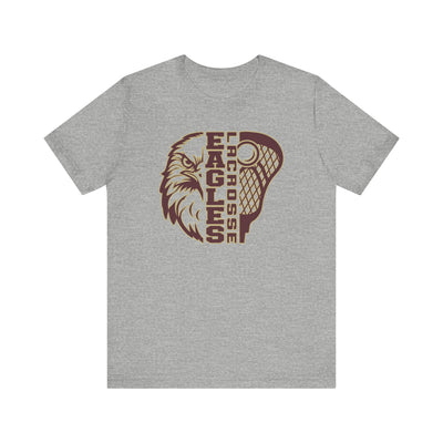 Adult Unisex Epic Lacrosse Eagle Graphic Short Sleeve Soft Tee