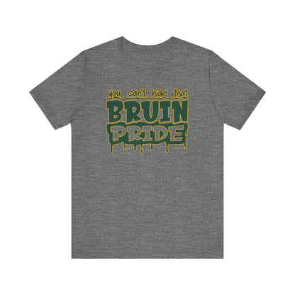 Adult Unisex Bruin Pride Drip Graphic Short Sleeve Soft Tee