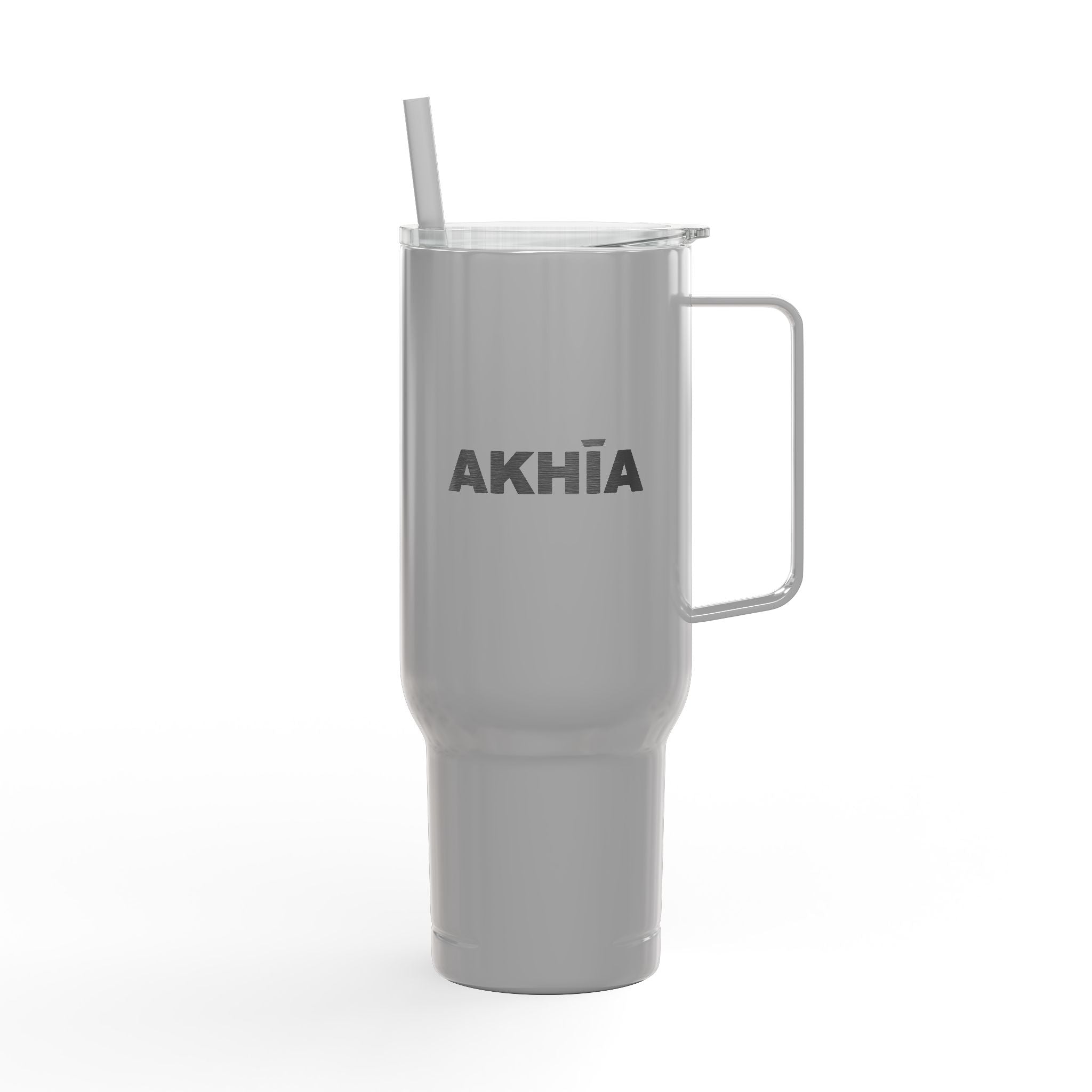 Ahkia Logo Engraved 40oz Insulated Tumbler with Lid