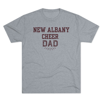 Men's Super Soft Cheer Dad Short Sleeve Graphic Tee - New Albany Eagles