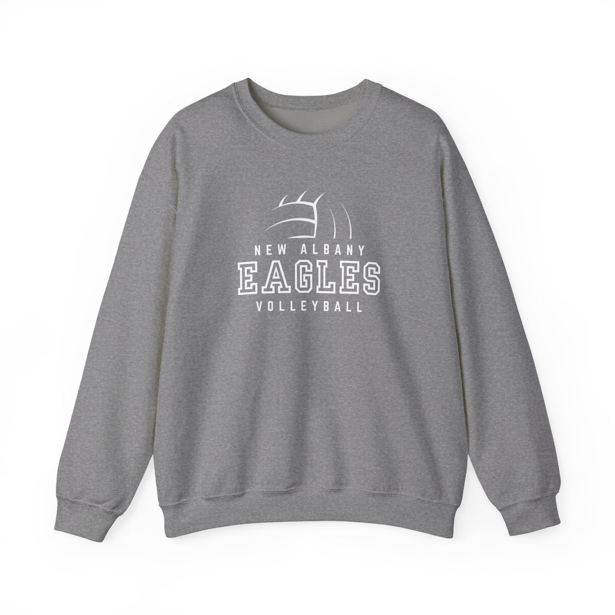 Adult Unisex New Albany Eagles Victory Volleyball Graphic Sweatshirt