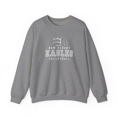Adult Unisex New Albany Eagles Victory Volleyball Graphic Sweatshirt