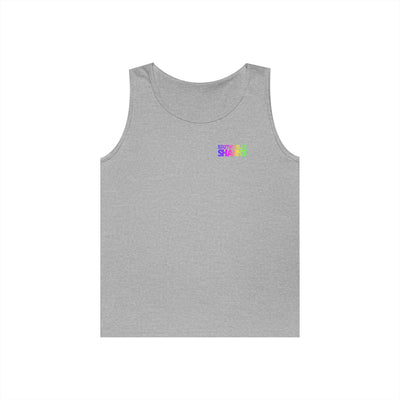 Adult Unisex South Hills Swim Team Neon Rainbow Graphic Tank