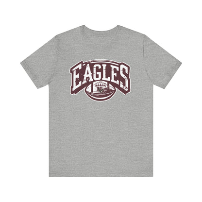 Adult Unisex New Albany Eagles Football Motion Graphic Short Sleeve Soft Tee