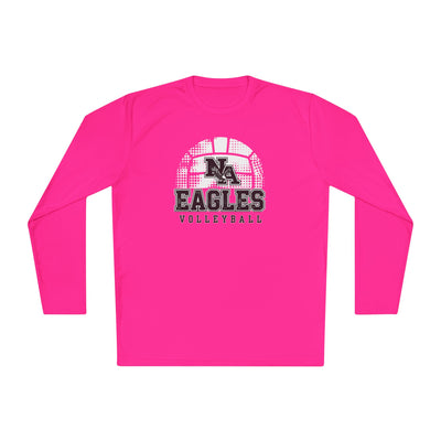 Adult Unisex New Albany Eagles Spike it Graphic Sport-Tek Competitor Performance Long Sleeve Tee