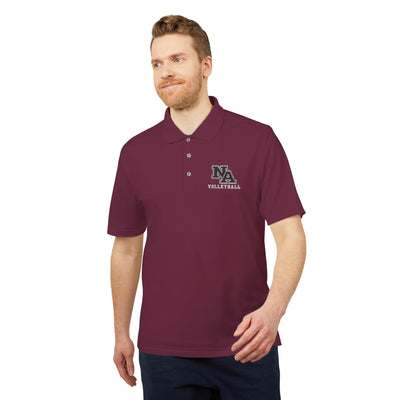 Adult Unisex Adidas Performance Polo with New Albany Volleyball Embroidery