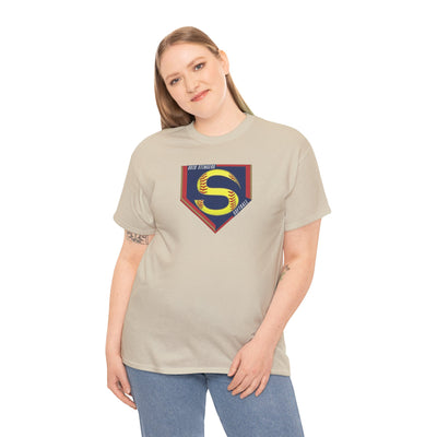 Adult Unisex Stingers Softball Logo Graphic Short Sleeve Gildan Heavy Tee