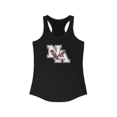Women's Classic Logo with Back Detail Racerback Tank - New Albany Eagles