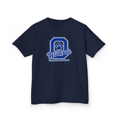 Overbrook Elementary Wildcats Block Letter Graphic Gildan Classic Tee