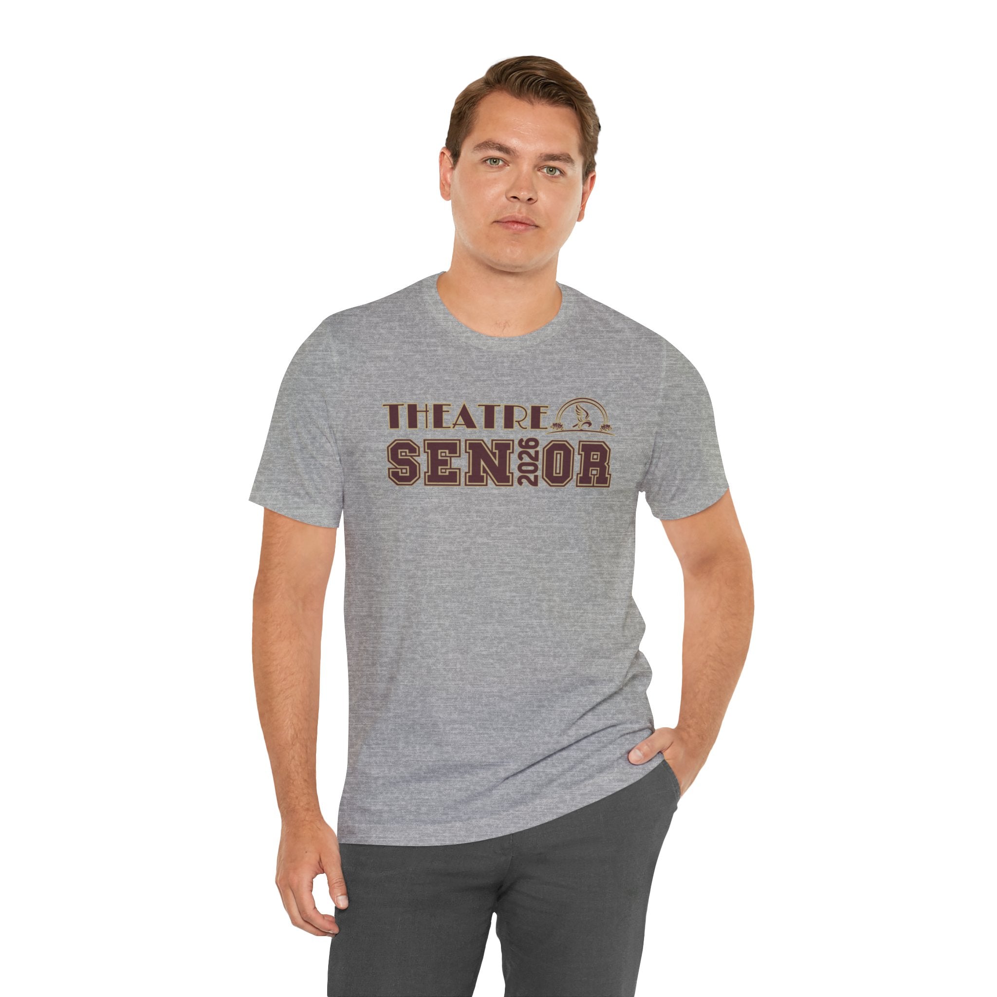 Adult Unisex Theatre Senior Graphic Short Sleeve Soft Tee