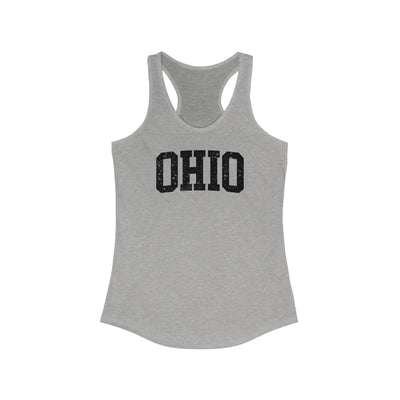 Women's Distressed Ohio Graphic Racerback Tank
