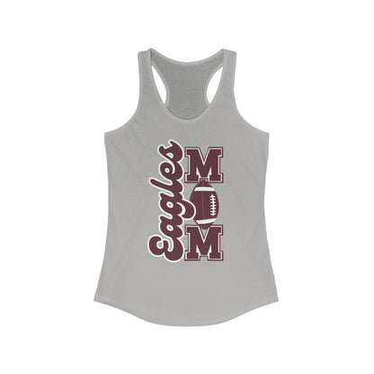 Women's Script Eagles Football Mom Racerback Tank