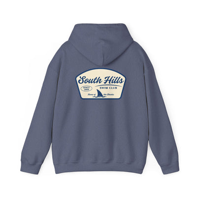 Adult Unisex South Hills Swim Club Home of the Sharks Graphic Hoodie