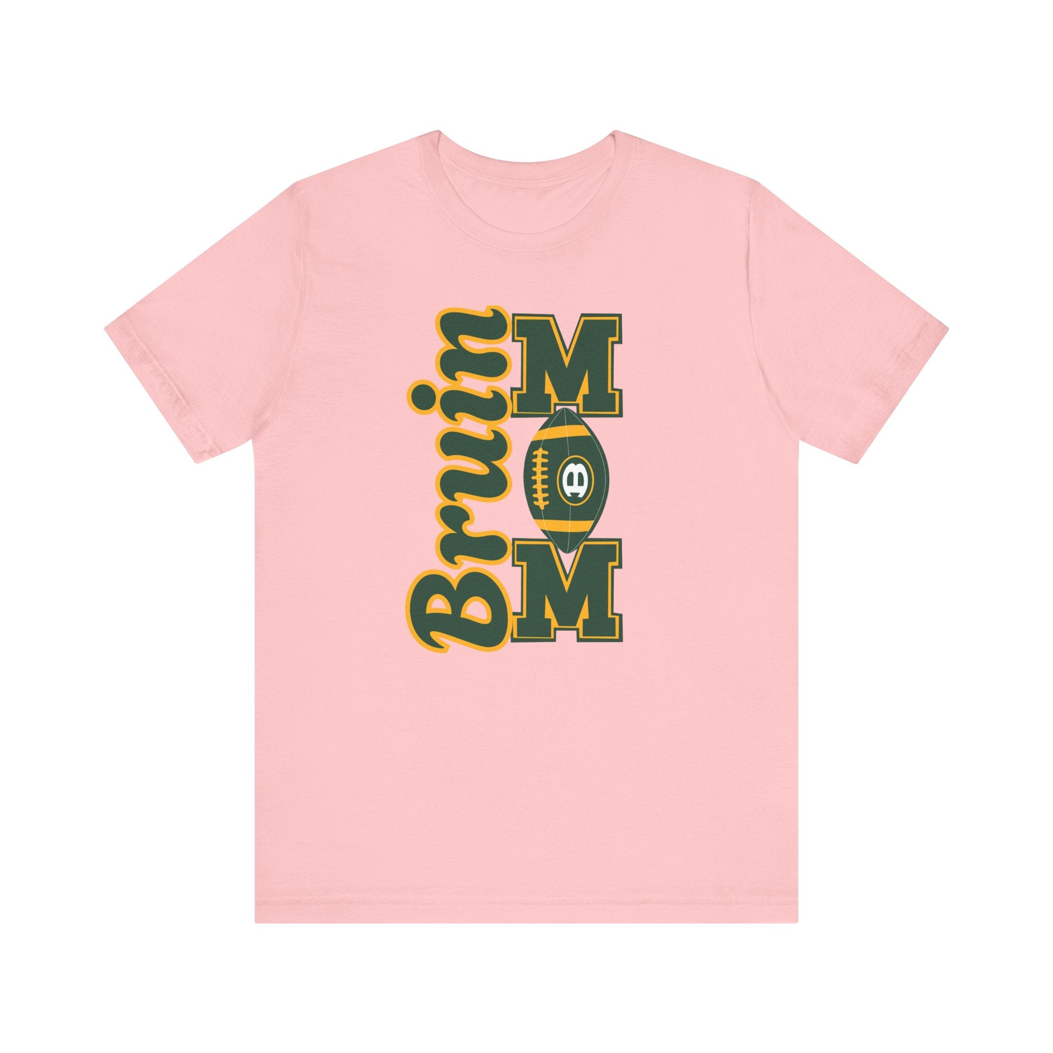 Adult Unisex Bruin Football Mom Graphic Short Sleeve Soft Tee