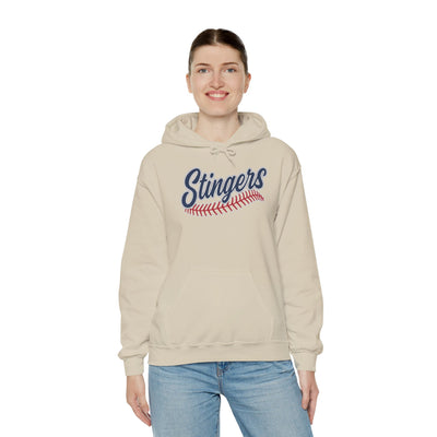 Adult Unisex Stingers Softball Stitches Graphic Hoodie