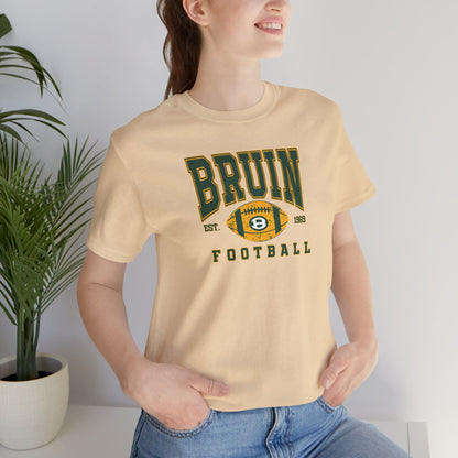 Adult Unisex Bruin Football Heritage Graphic Short Sleeve Soft Tee