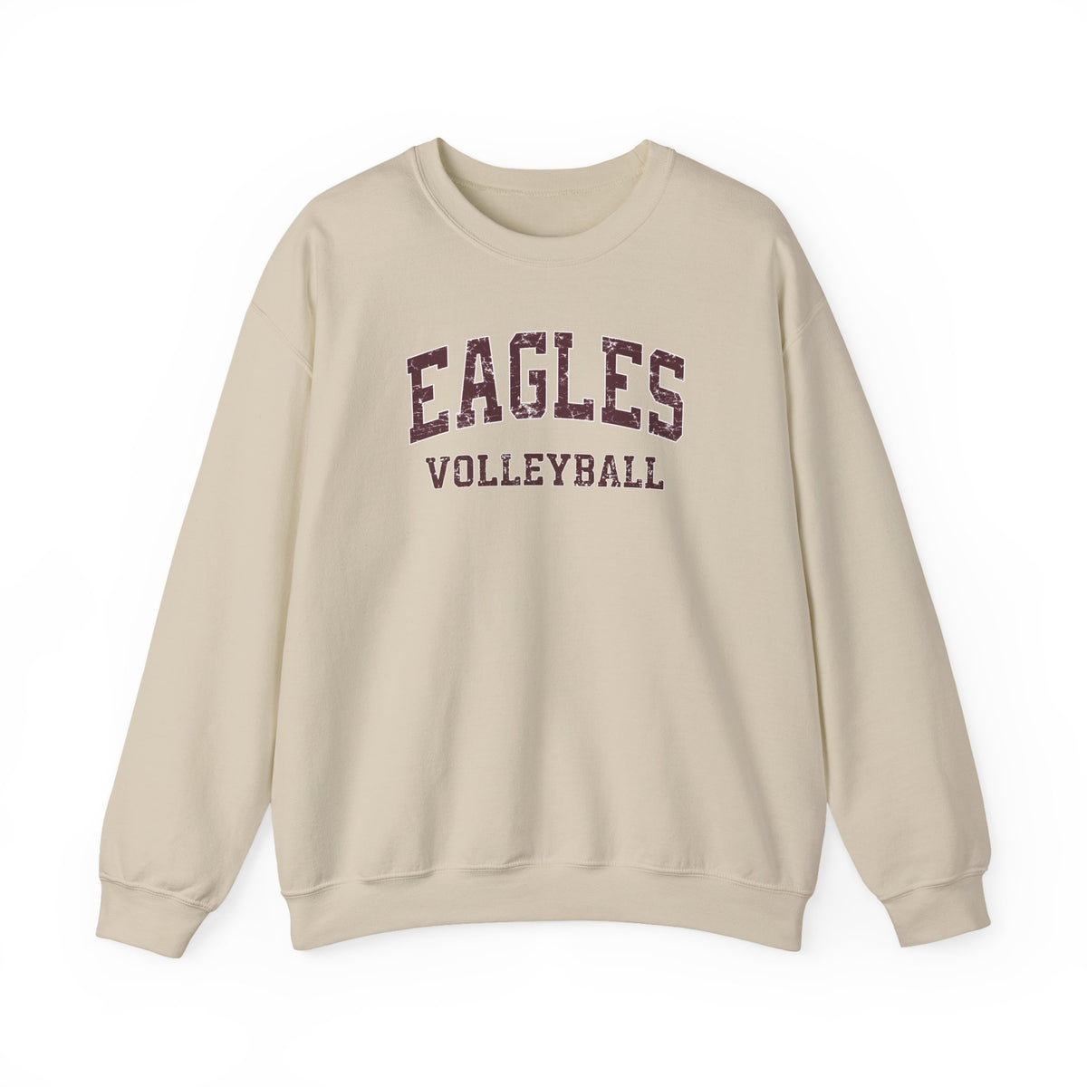 Adult Unisex New Albany Eagles Volleyball Vintage Distressed Graphic Sweatshirt