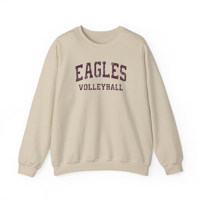 Adult Unisex New Albany Eagles Volleyball Vintage Distressed Graphic Sweatshirt