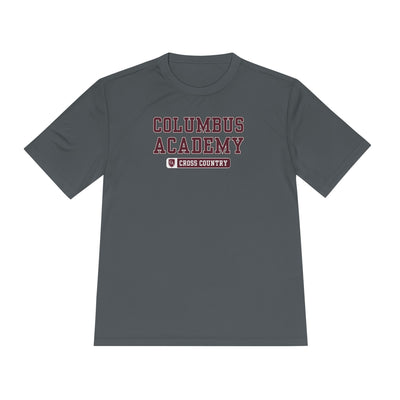Adult Unisex Columbus Academy Cross Country Graphic Sport-Tek Competitor Performance Tee