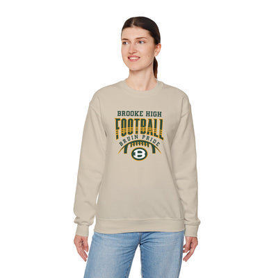 Adult Unisex Bruin Pride Football Graphic Sweatshirt