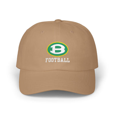 Embroidered Classic Brooke Football Logo Dad Cap