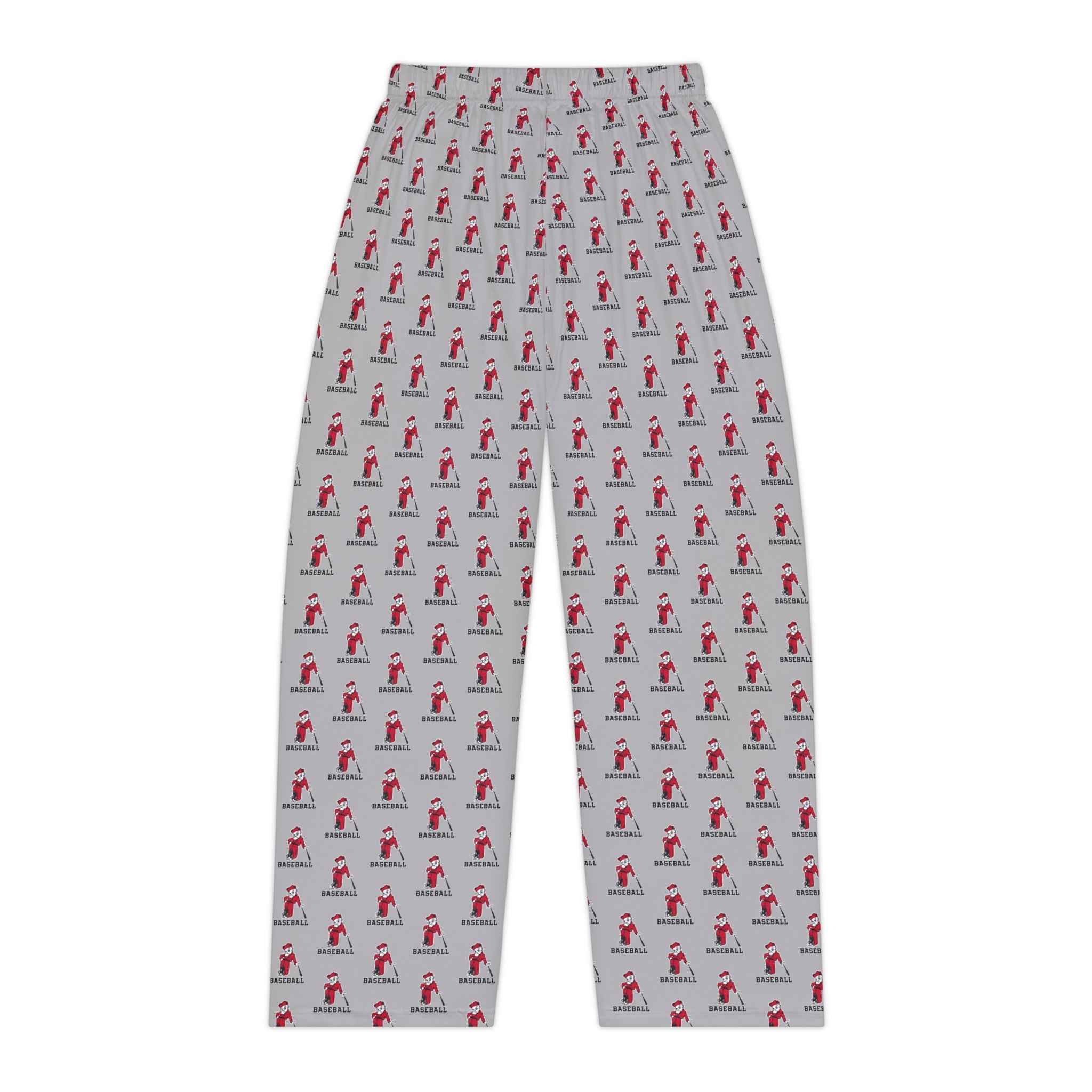 Women's Pajama Pant with Allover Bishops Baseball Mascot Print