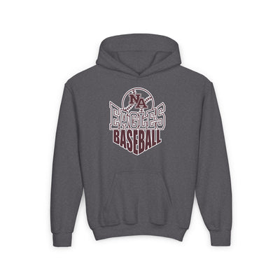 Youth Eagles Baseball Strike Zone Graphic Hoodie