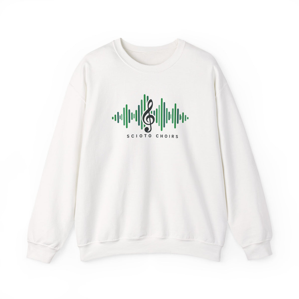 Adult Unisex Dublin Scioto Choirs Sound Wave Graphic Sweatshirt