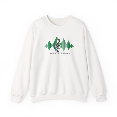 Adult Unisex Dublin Scioto Choirs Sound Wave Graphic Sweatshirt