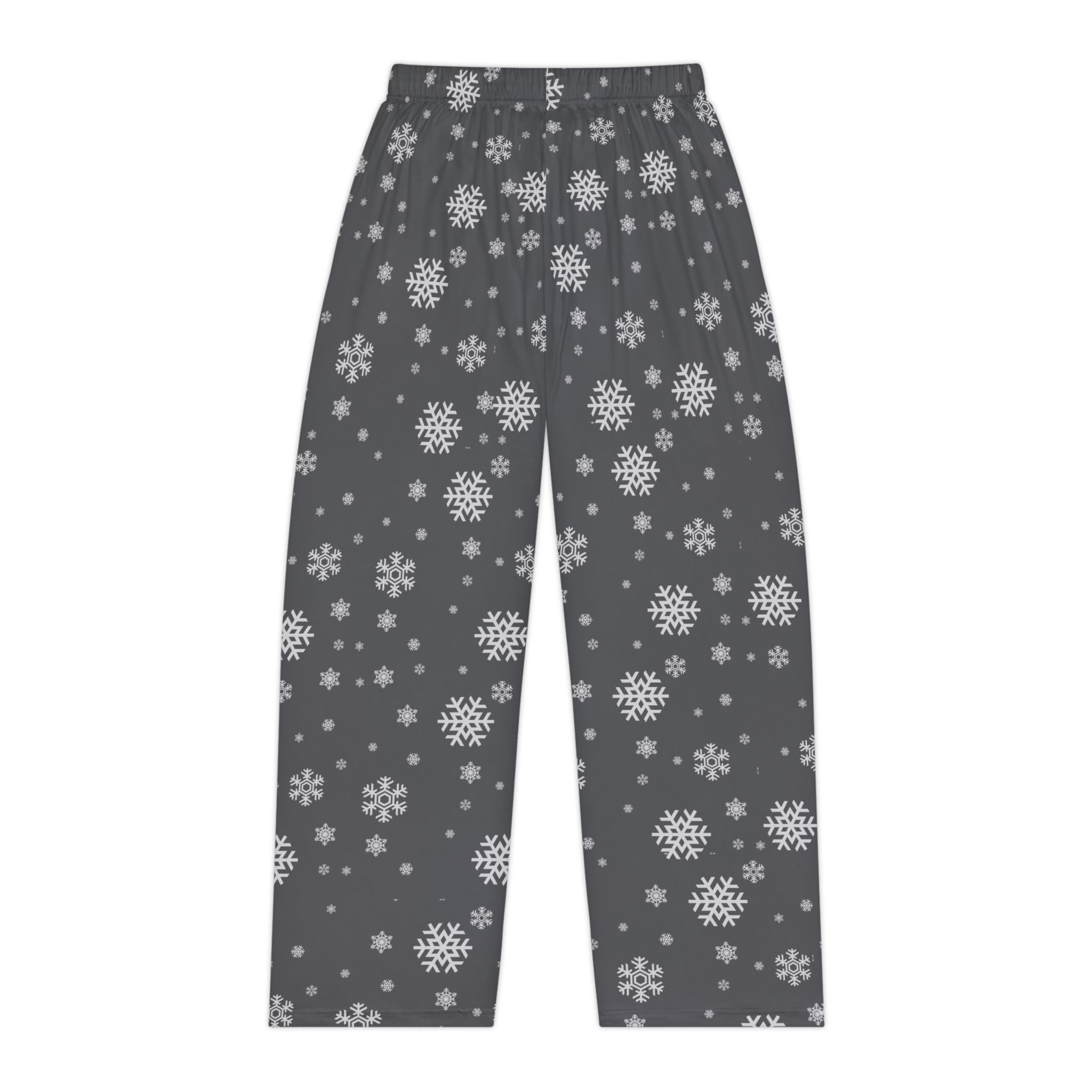 Women's Columbus Academy Vikings Spirited Snowflake Grey Printed Pajama Pants