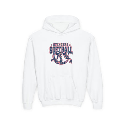 Youth Stingers Softball Spirit Bow Graphic Hoodie