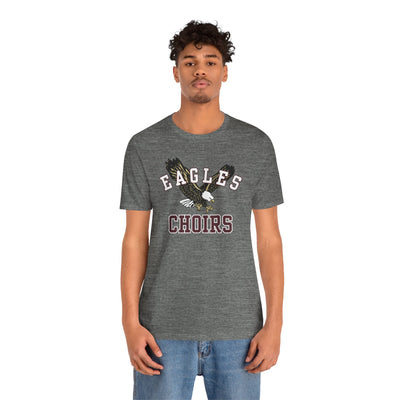 Adult Unisex Flying Choirs Eagle Graphic Short Sleeve Soft Tee