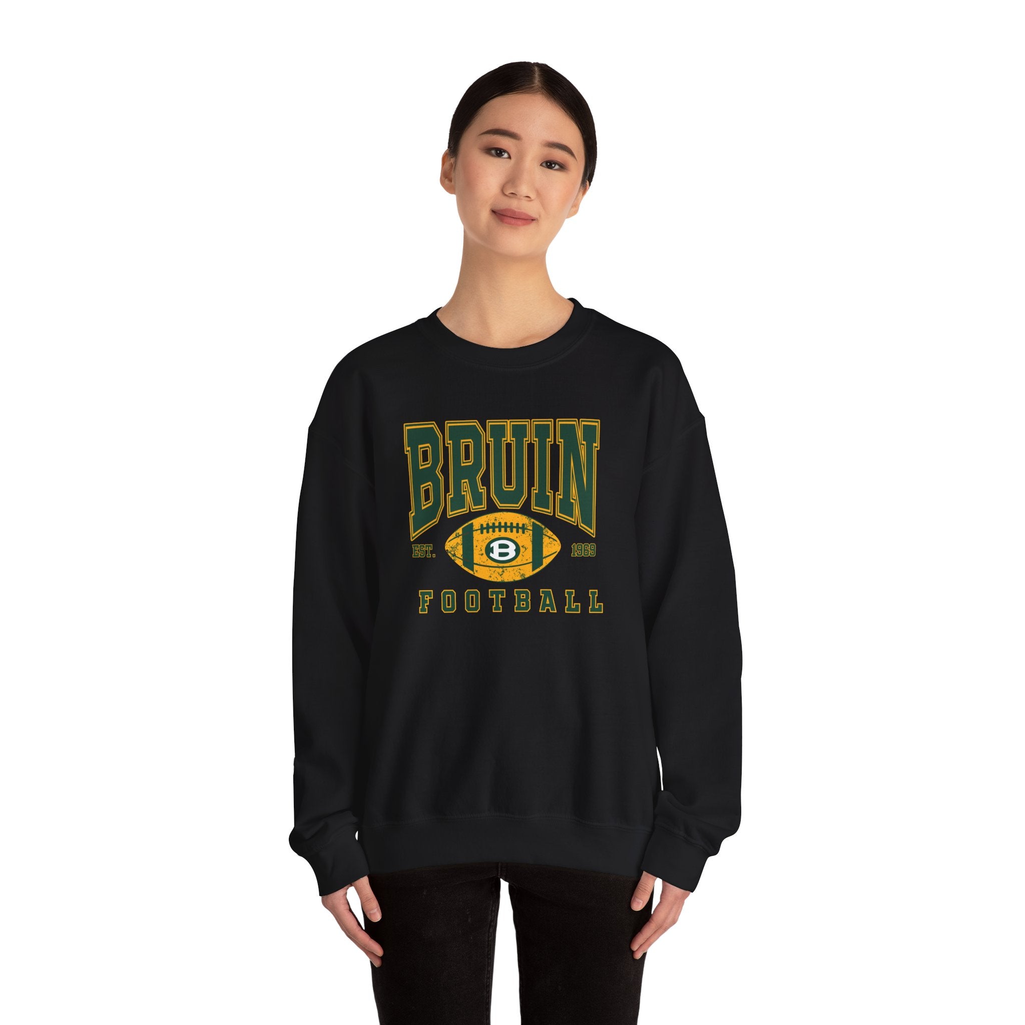 Adult Unisex Bruin Football Heritage Graphic Sweatshirt