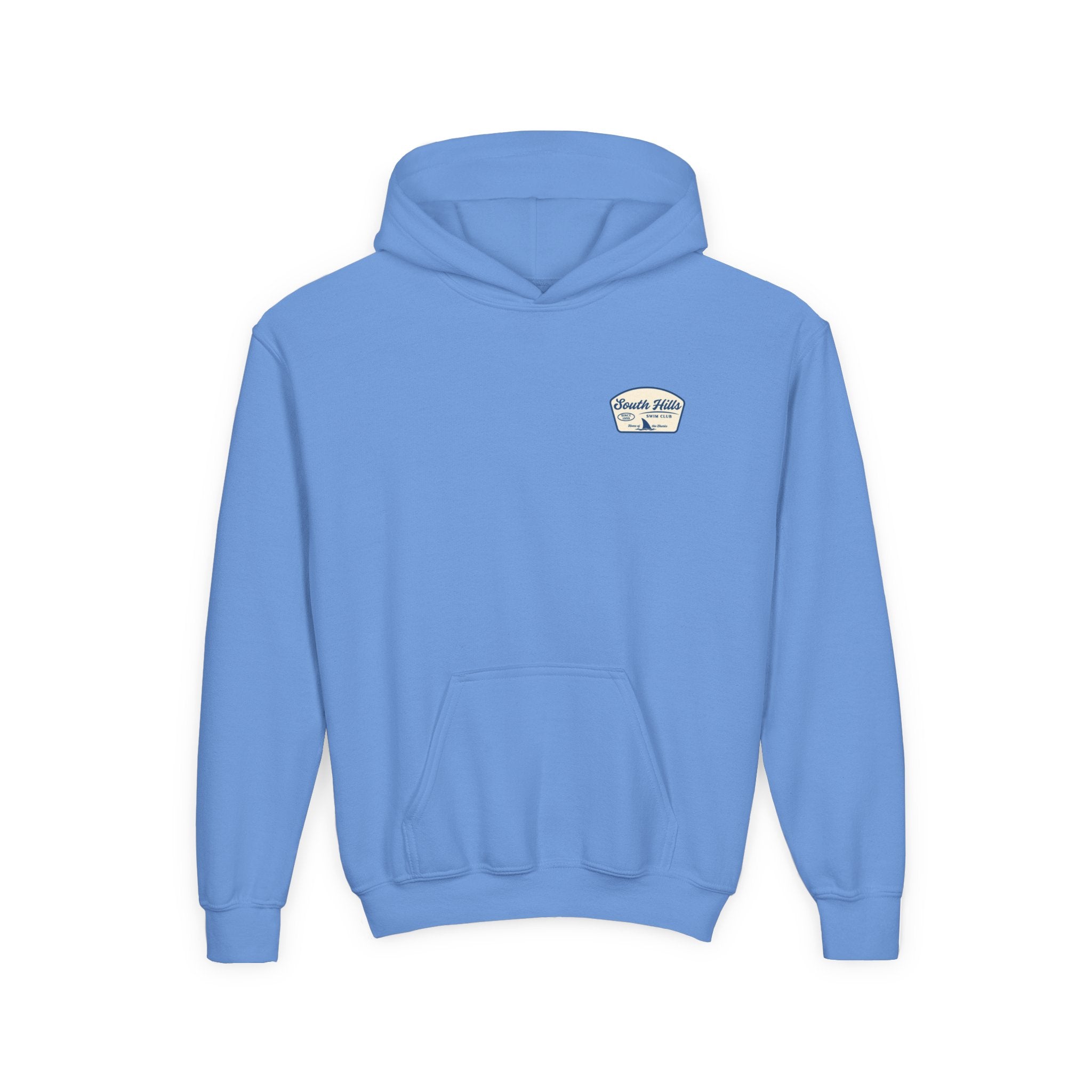 Youth South Hills Swim Club Home of the Sharks Graphic Hoodie