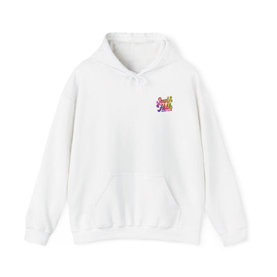 Adult Unisex South Hills Swim Club Sunset Script Graphic Hoodie