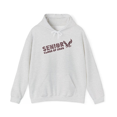 Adult Unisex Class of 2026 Band Eagle Senior Graphic Hoodie