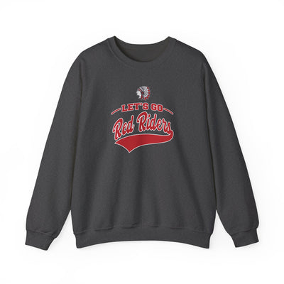 Adult Unisex Let's Go Red Riders Graphic Sweatshirt