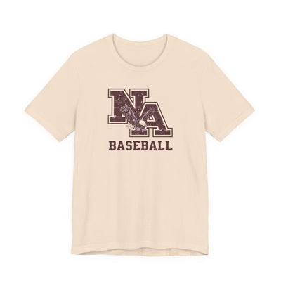 Adult Unisex New Albany Baseball Vintage Vibe Logo Graphic Short Sleeve Soft Tee
