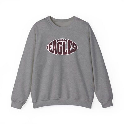 Adult Unisex New Albany Football Eagle Ball Graphic Sweatshirt