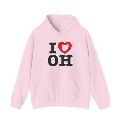 Adult Unisex I Heart OH Graphic Hoodie