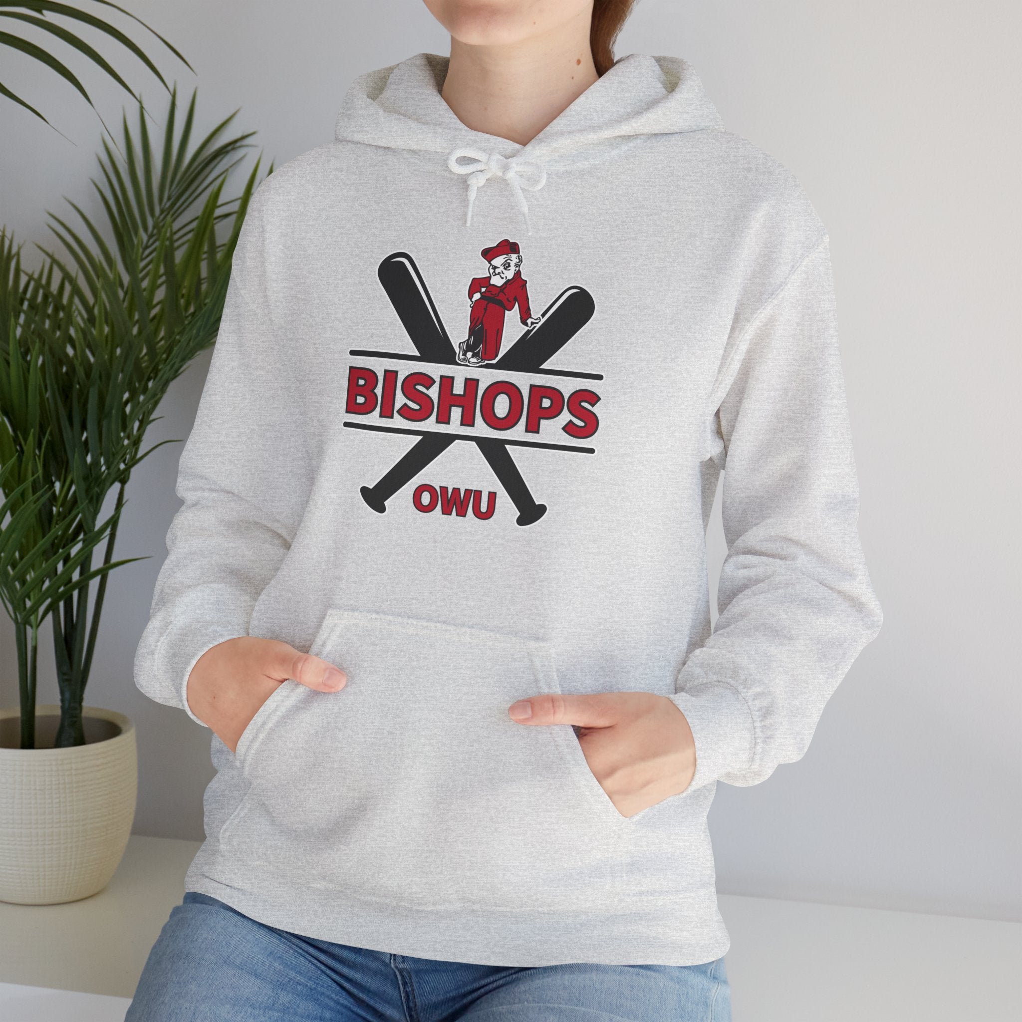 Adult Unisex Bishops Baseball Crossbat Graphic Hoodie