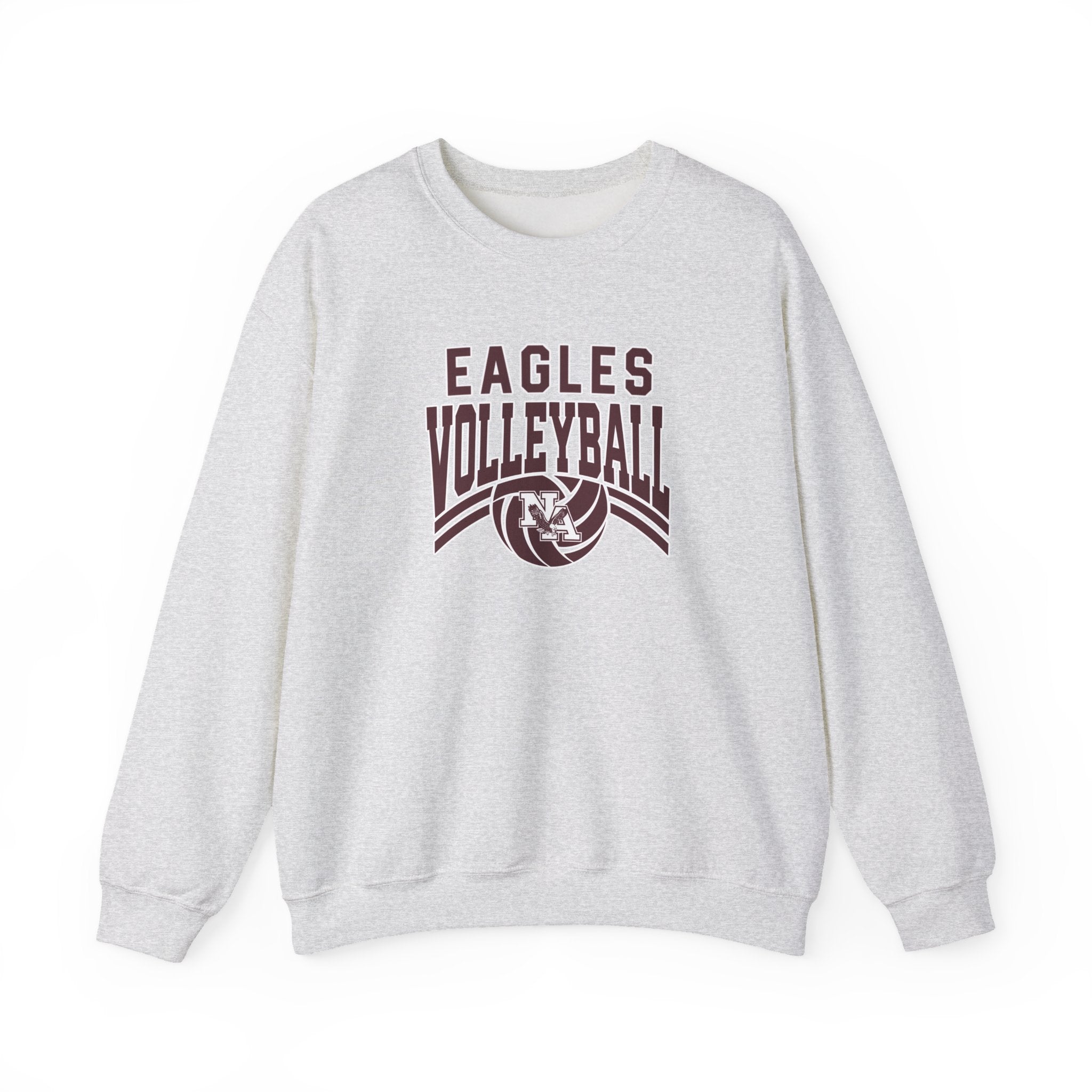 Adult Unisex New Albany Volleyball Varsity Arch Graphic Sweatshirt