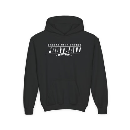 Youth Brooke High Bruins Goal Line Graphic Hoodie