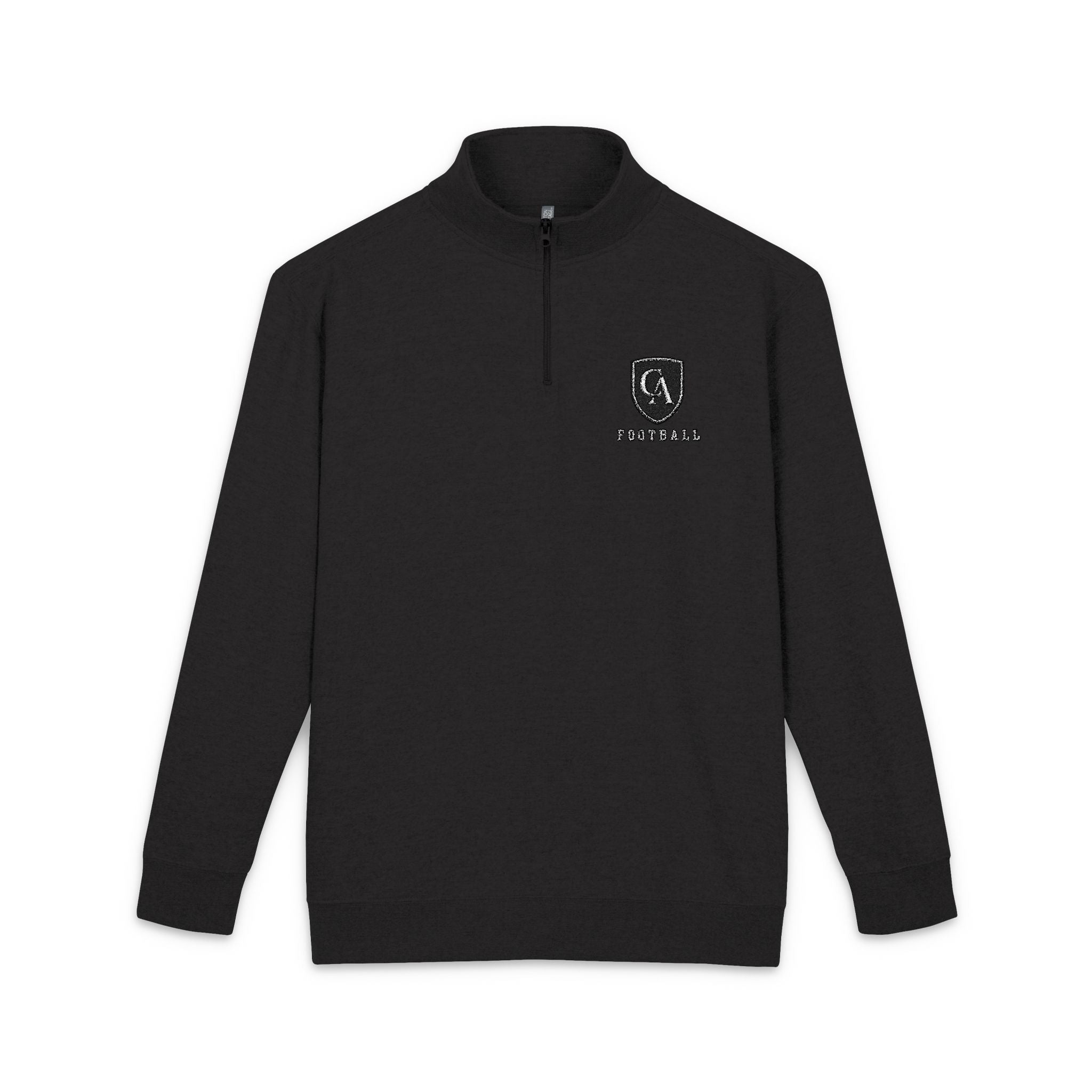 Adult Unisex Columbus Academy Football Embroidered Fleece Quarter-Zip Pullover