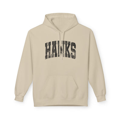 Adult Unisex Westerville Central Distressed Oversized Hawks Graphic Soft Style Hoodie